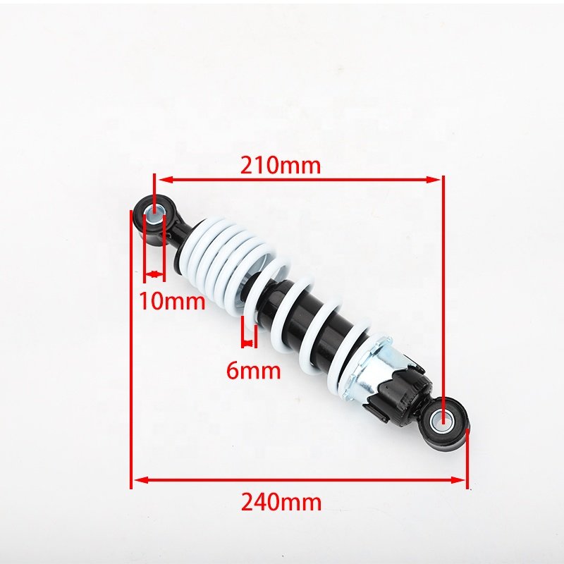 Customized 210MM Rear Shock Absorber 6mm Spring Rear Suspension for Go Kart Dirt Bike Dune Buggy ATV Quad