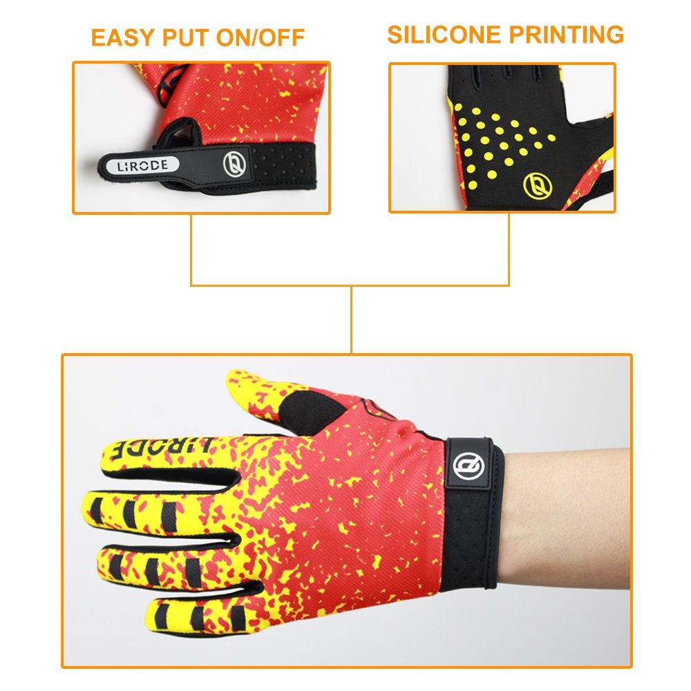 Cool Design Dirt Bike Motocross Enduro Gloves Custom Men Women Breathable Lightweight Off-Road MX Gloves for ATV BMX MTB Racing
