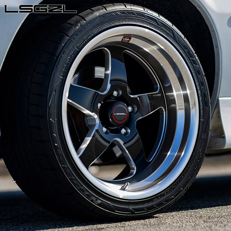 LSGZL Custom Beadlock Forged Wheel Five Spokes 15 17 18 20 Inch 5x114.3 5X120 6X139.7 Car Rim for ATV&UTV Luxury 15 BMW Old Car