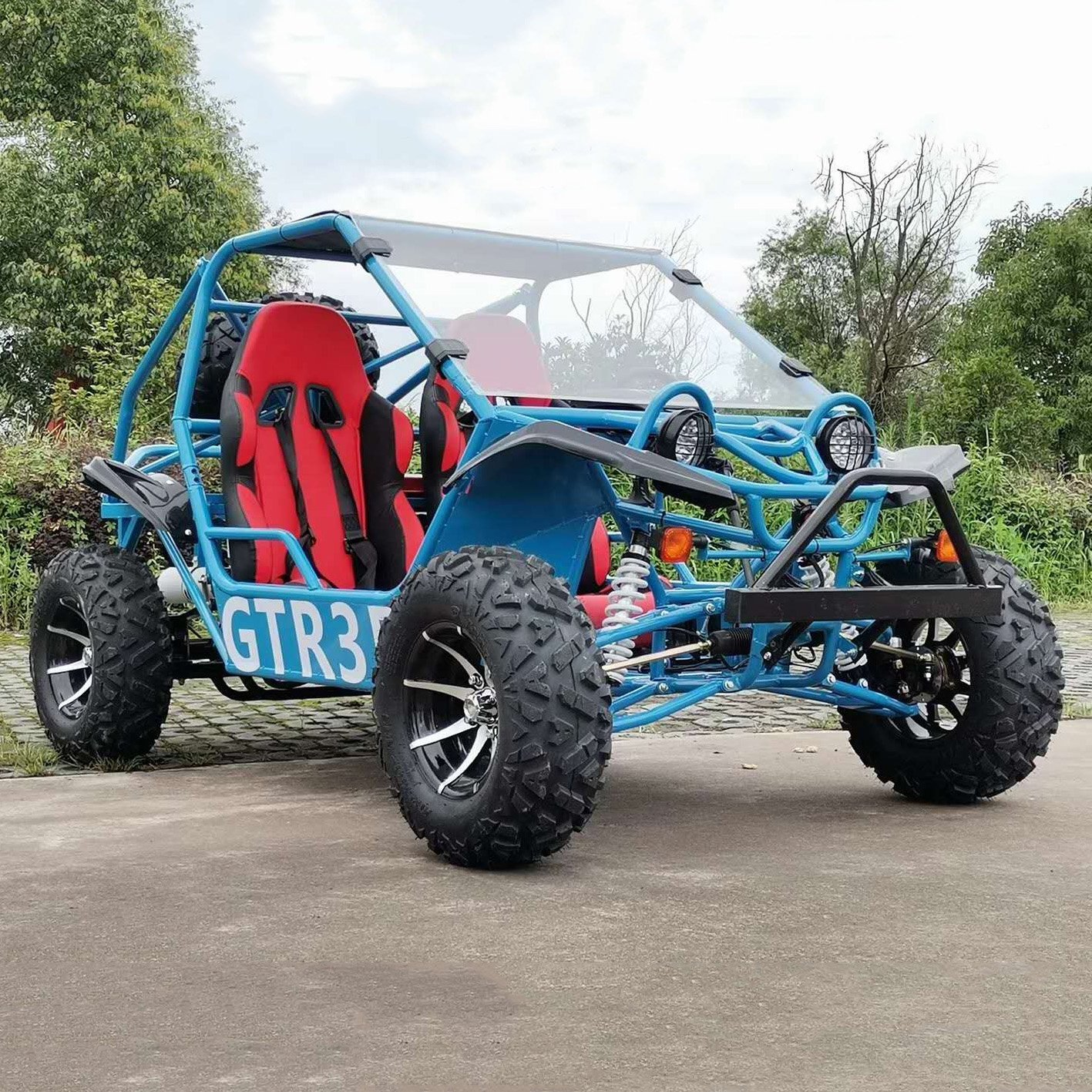 Large 350cc Gasoline Adult Water-cooled Four-wheel Motorcycle Two-seater All-terrain Off-road Karting dune Buggy ATV/UTV on Sale