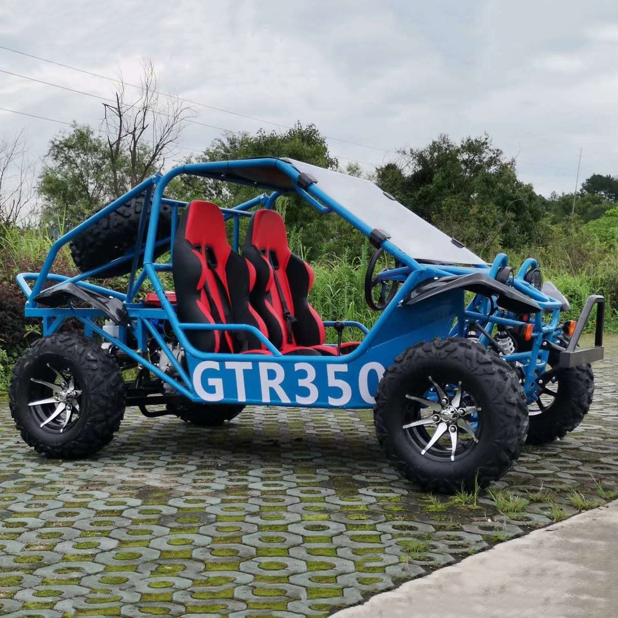 Large 350cc Gasoline Adult Water-cooled Four-wheel Motorcycle Two-seater All-terrain Off-road Karting dune Buggy ATV/UTV on Sale