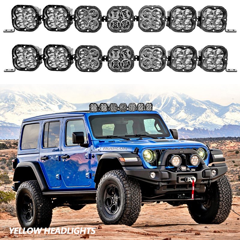 32 Inch 2024 Off-Road LED Flashing Light Bar Kit for 4x4 UTV Newest Design Light 12V Suitable for UTV/ATV