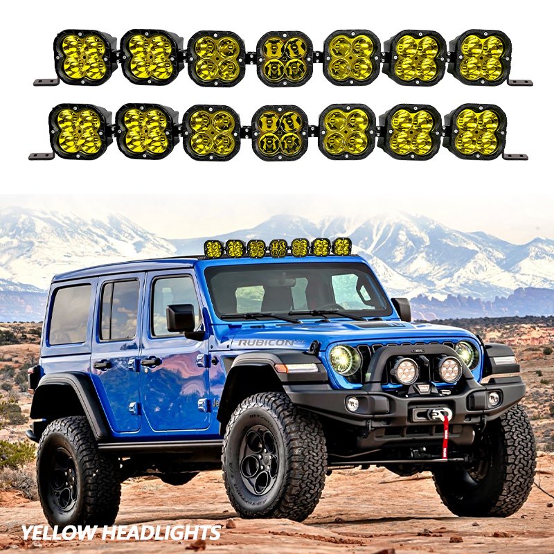 32 Inch 2024 Off-Road LED Flashing Light Bar Kit for 4x4 UTV Newest Design Light 12V Suitable for UTV/ATV