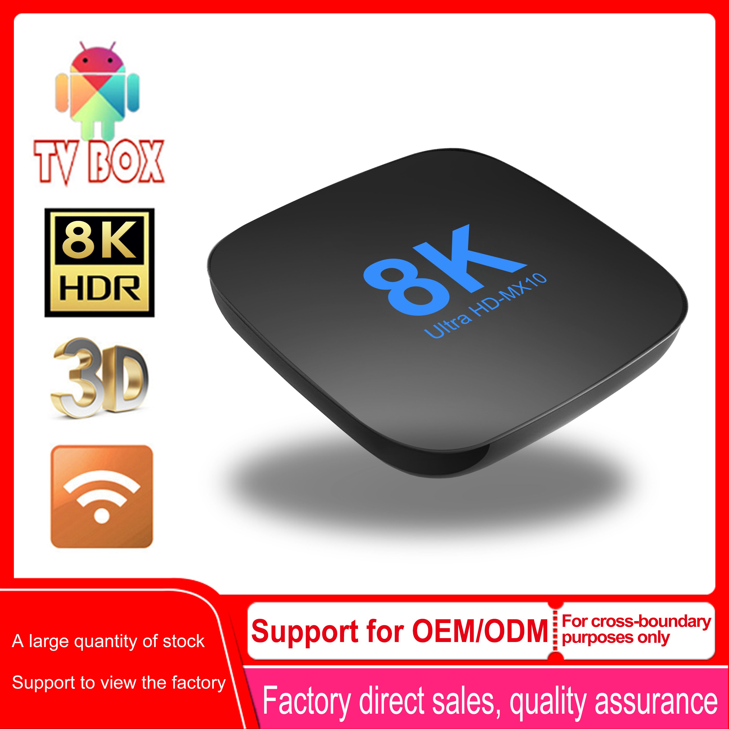 Transpeed ATV Android 13 TV BOX RK3528 With Voice Assistant TV Apps Dual Wifi Quad Core Cortex A53 Support 8K 4K Video BT5.0