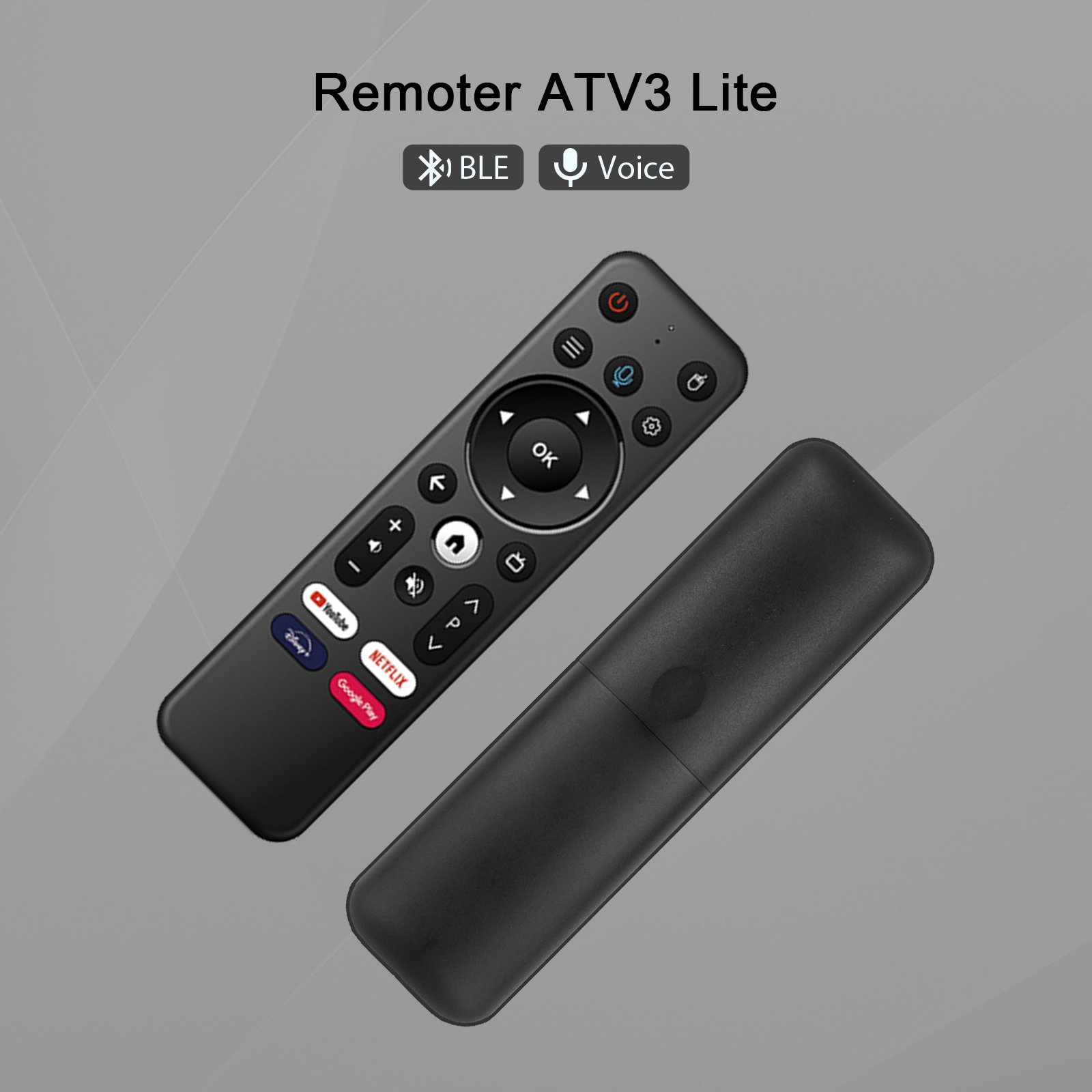 BOXPUT Remoter ATV3 Lite Wireless BT Voice Remote Control Only Support IATV Q3 H313 Android 10 TV Stick Original Remote Control