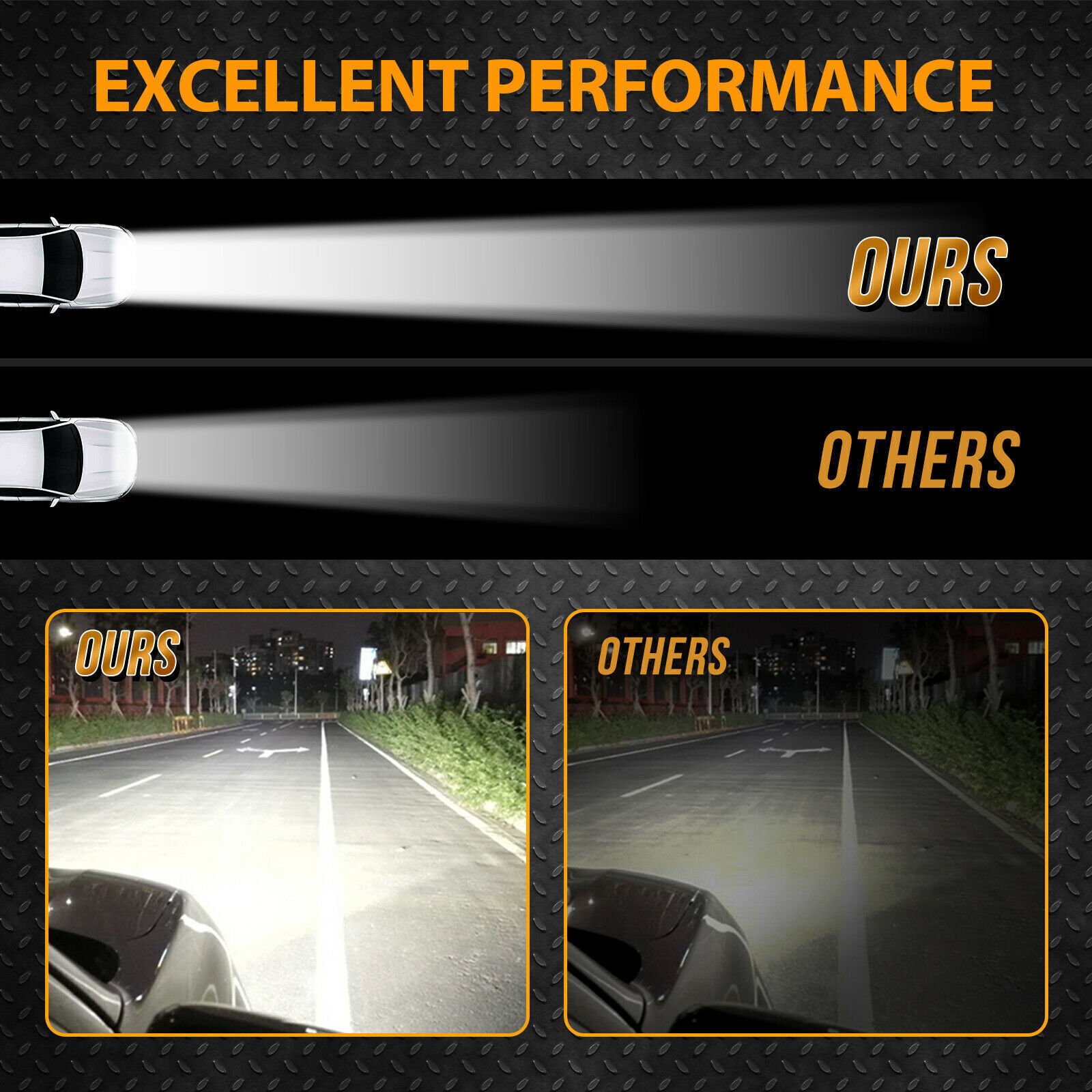 4inch 72W Led Work Light bar Spot Flood Combo for Truck Light Bars Offroad SUV ATV