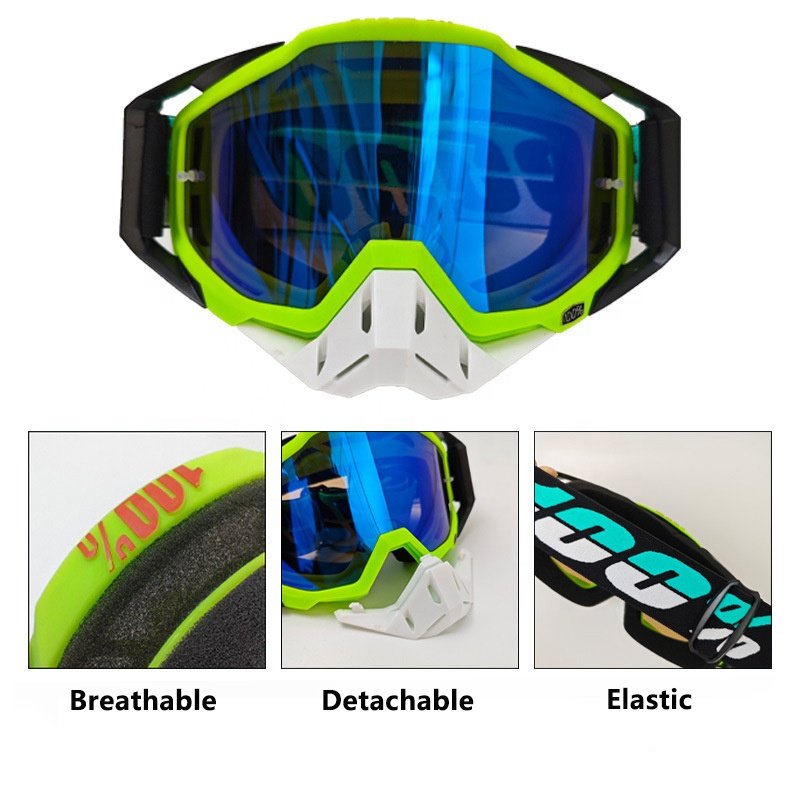 New Motorbike Motorcycle Glasses Sports Helmet Goggles Custom Mx Bmx Dirt Bike Off Road Atv Clear Goggles Motocross Goggles