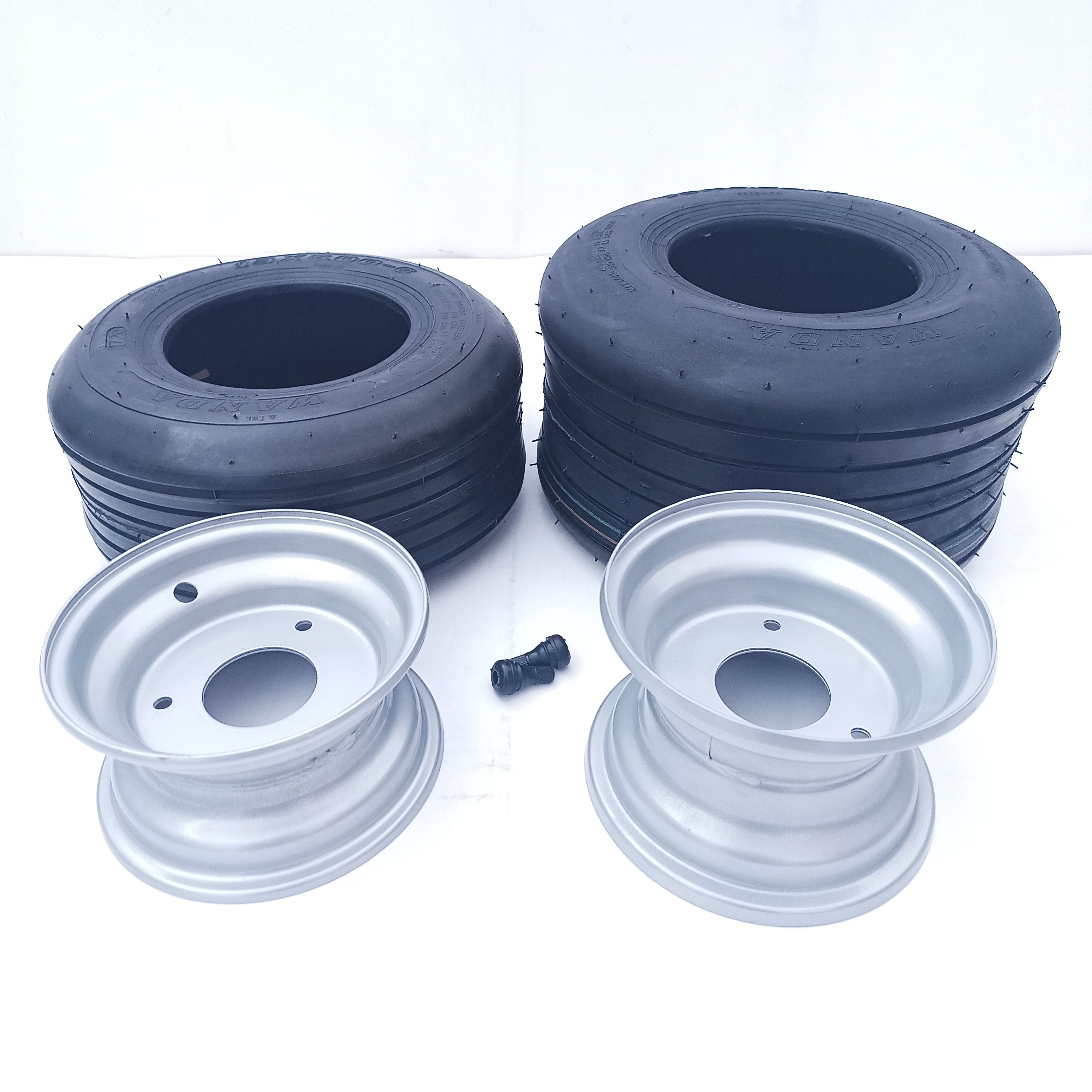 High Quality 13x6.50-6 13x5.00-6 WANDA Tubeless Smooth Tire 13 Inch Slick Tyre for Lawn Mower /GO KARTS and Electric Scooter