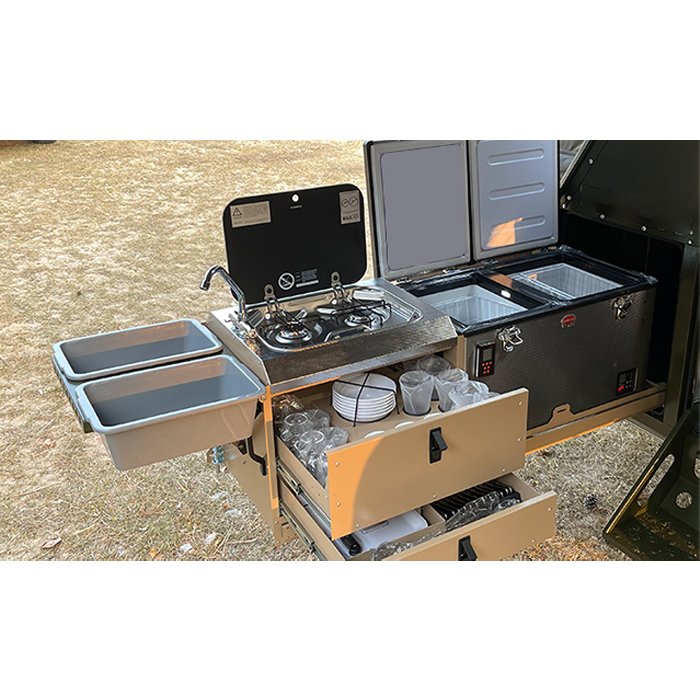Mobile Travel Trailer Off-road Over Landing Trailer off Road Atv Trailer