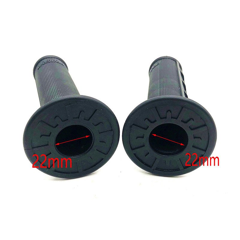 Handle Grip 22mm Grips Left and Right ATV Motorcycle Dirt Pit Bike Motocross 7/8" Handlebar Thumb Throttle Only