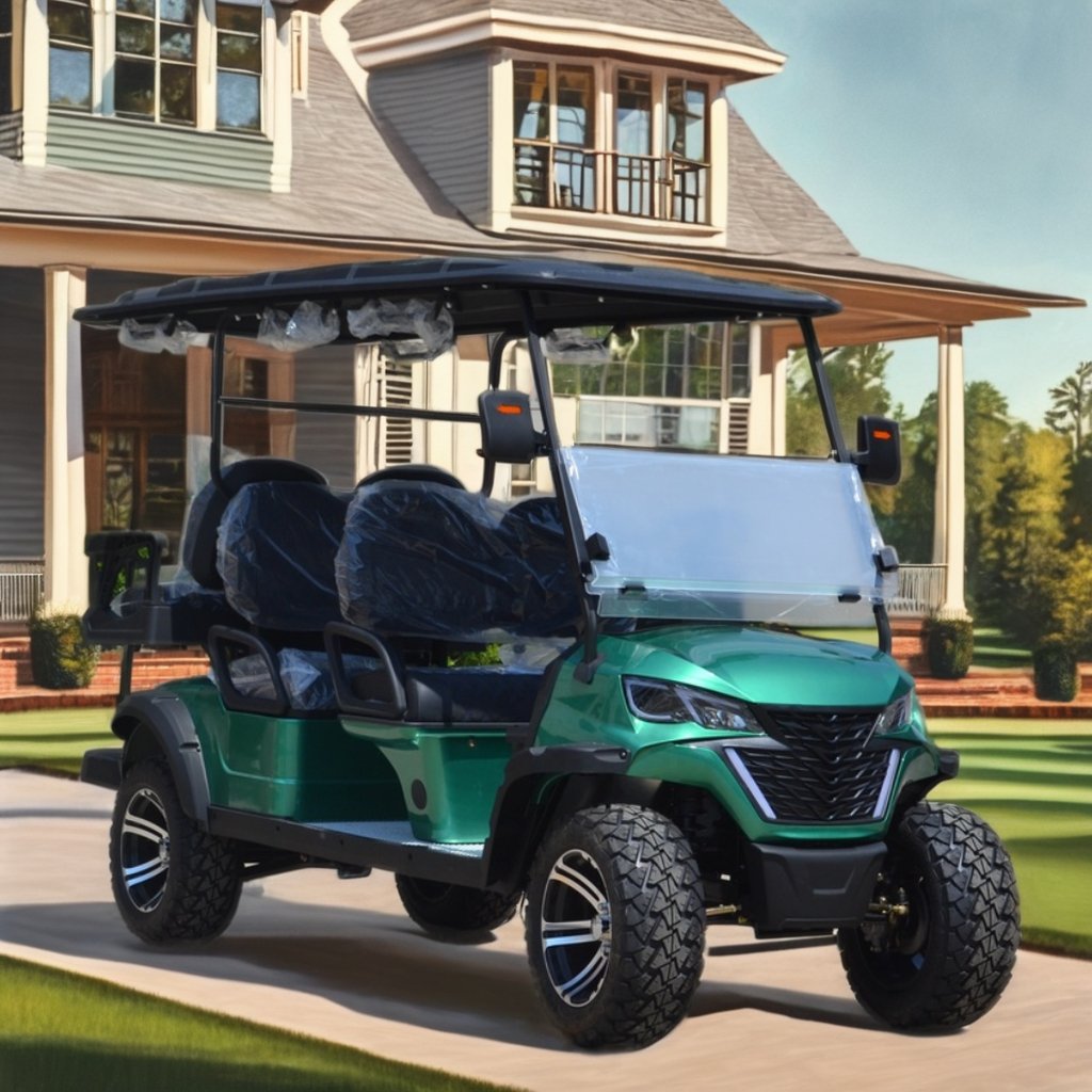 Brand New 5kw Electric 4-Seater Golf Carts From China Custom Manufactured Tail Caddie Excellent DOT/EEC Certified Export Option
