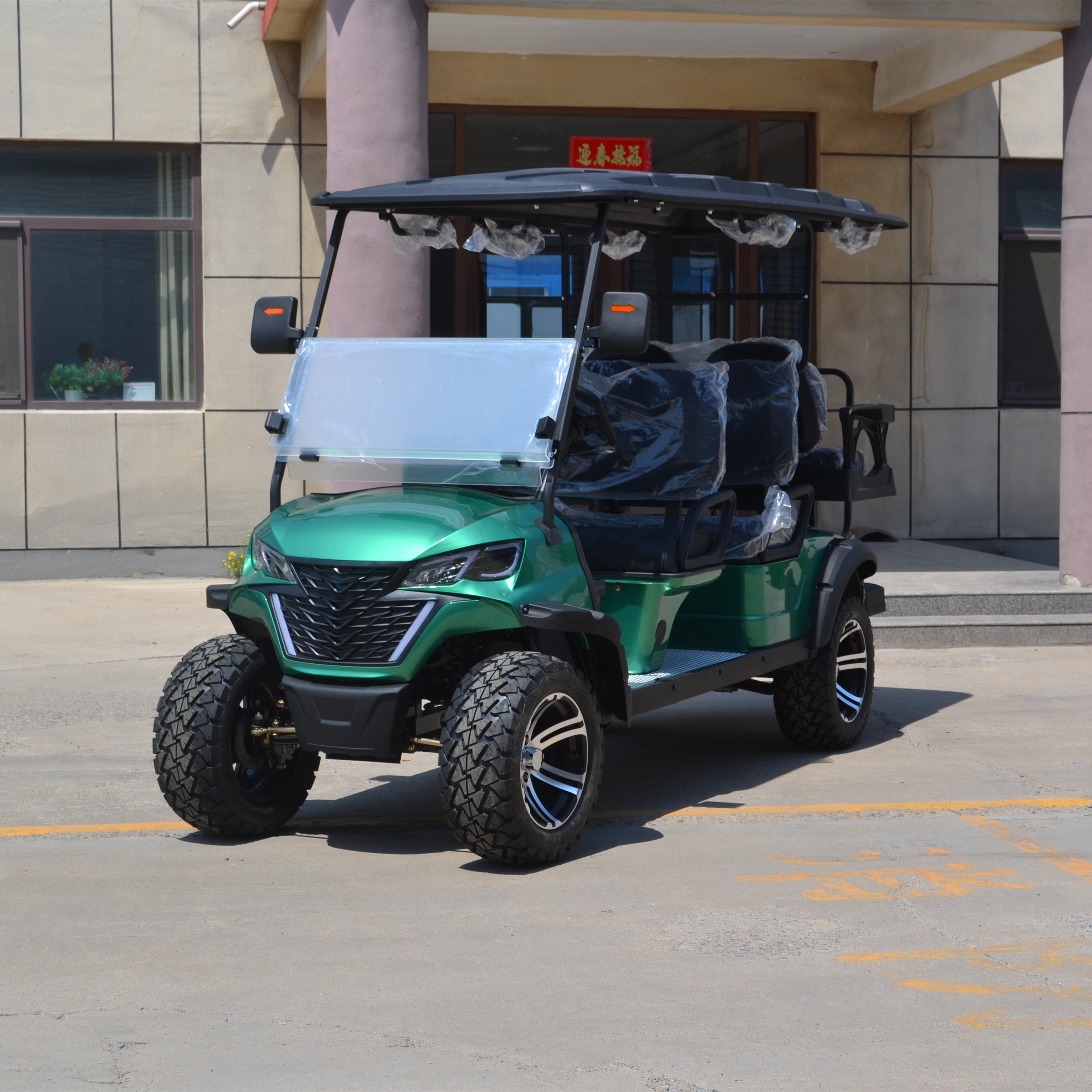 Brand New 5kw Electric 4-Seater Golf Carts From China Custom Manufactured Tail Caddie Excellent DOT/EEC Certified Export Option