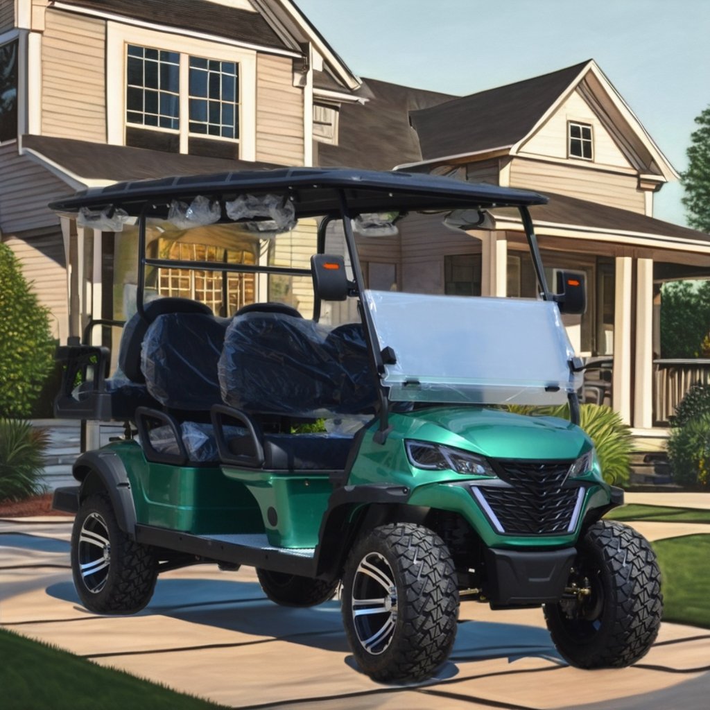 Brand New 5kw Electric 4-Seater Golf Carts From China Custom Manufactured Tail Caddie Excellent DOT/EEC Certified Export Option