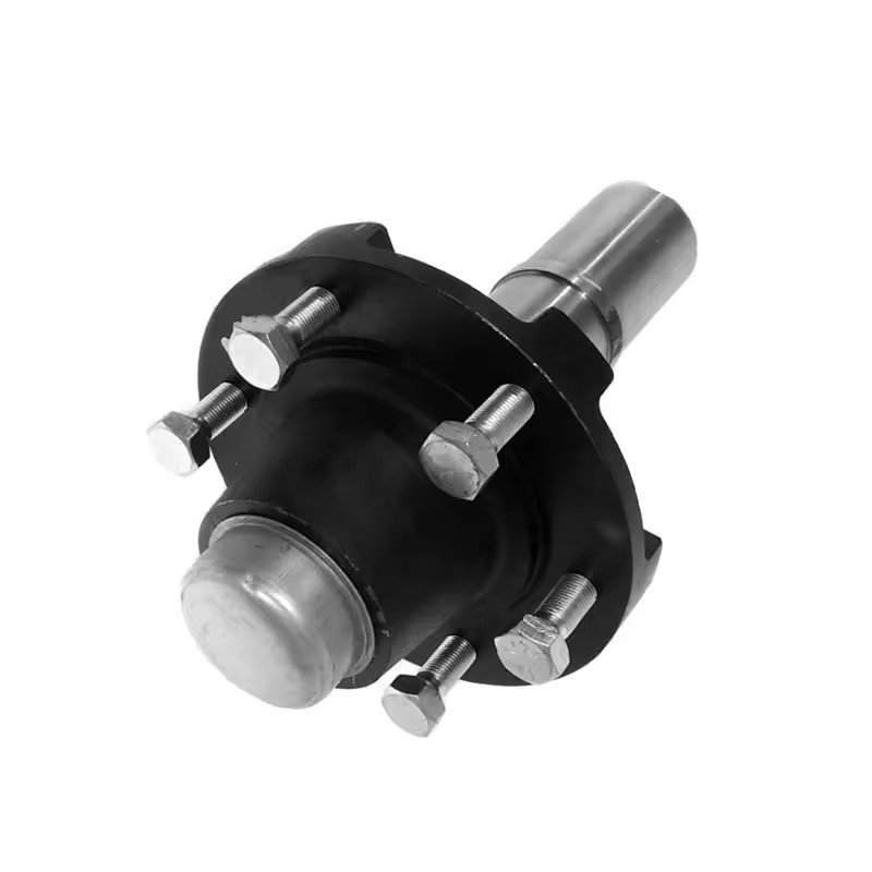 Factory Outlet Small Wheel Axle Atv Trailer Stub Axle With 5 Bolt Lazy Hub