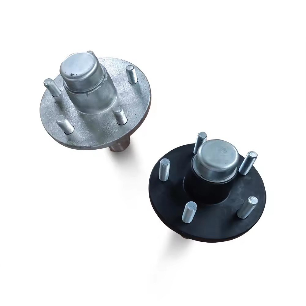 Factory Outlet Small Wheel Axle Atv Trailer Stub Axle With 5 Bolt Lazy Hub
