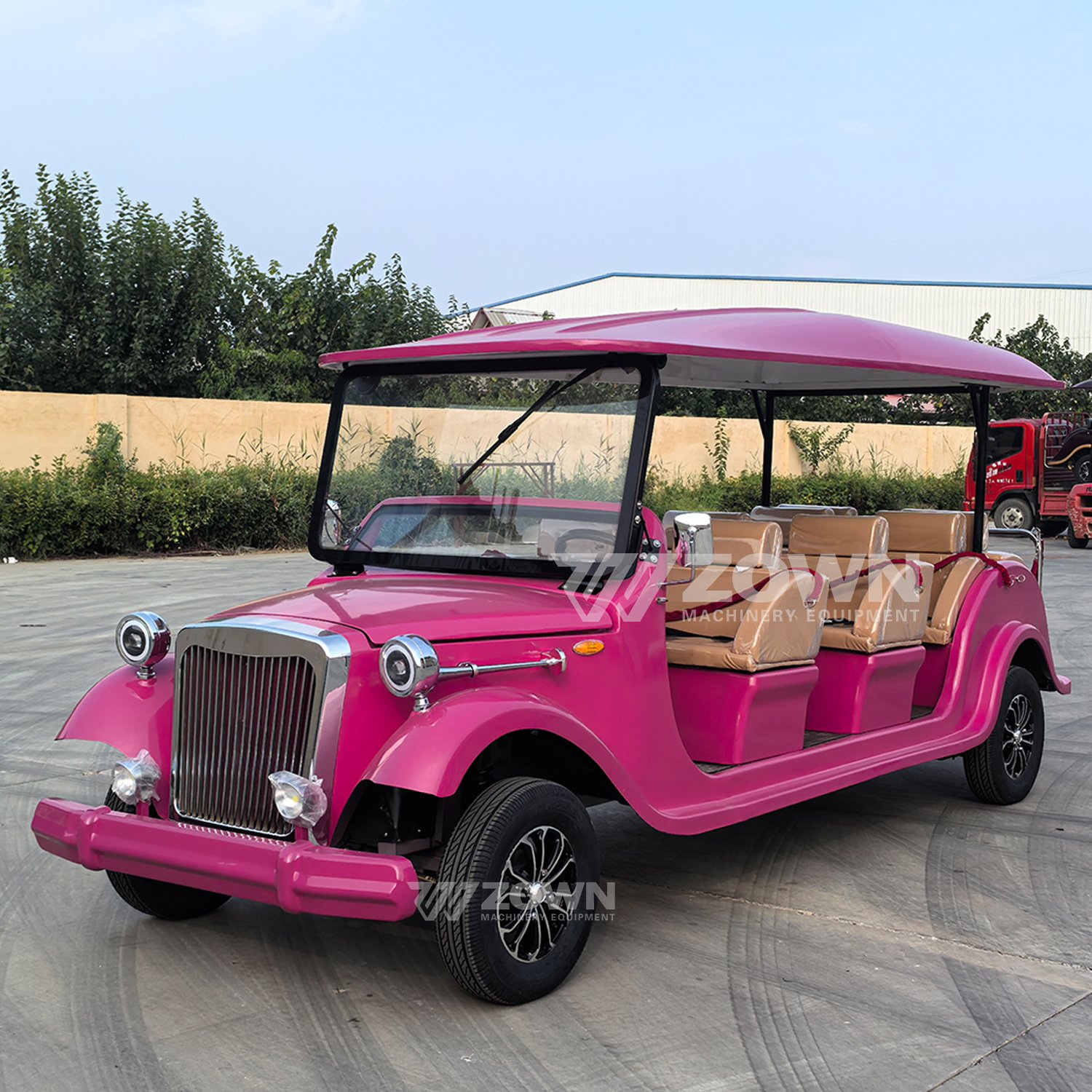 Pink Classic Hot Sale Gasoline/Electric Off-road Cart Four Wheels for Adult