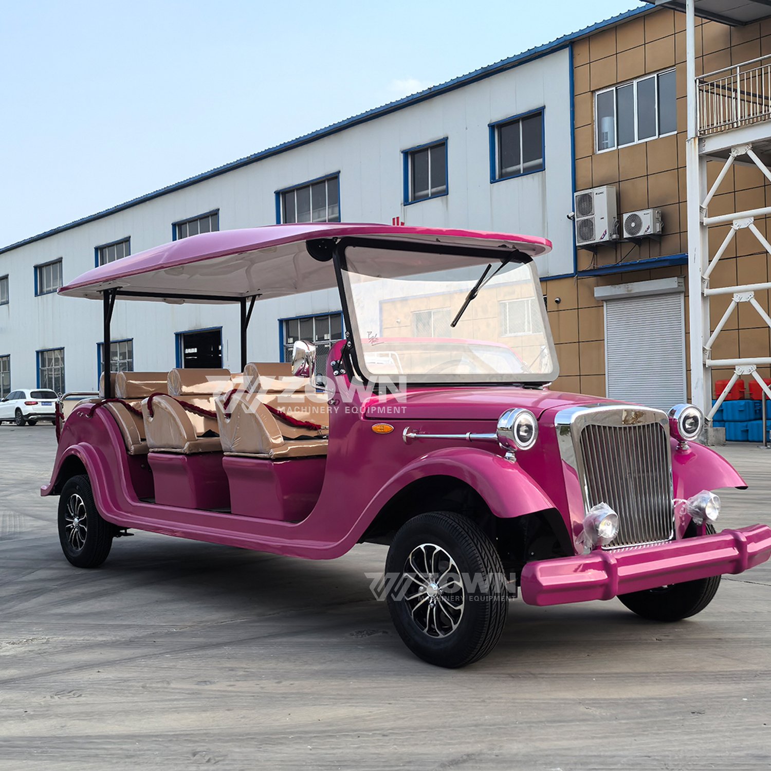 Pink Classic Hot Sale Gasoline/Electric Off-road Cart Four Wheels for Adult