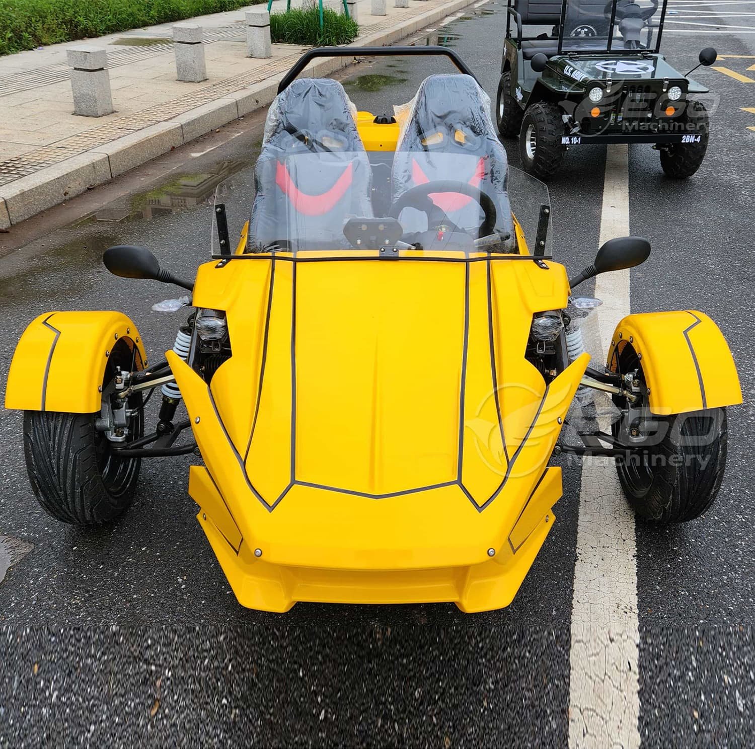 2025 the Latest 350CC ZTR Drifting Three-wheeled Convertible Sports Car for Adults