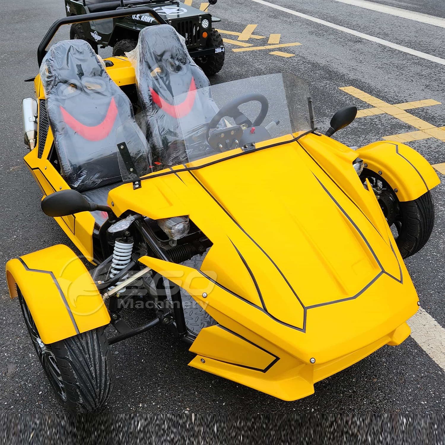 2025 the Latest 350CC ZTR Drifting Three-wheeled Convertible Sports Car for Adults