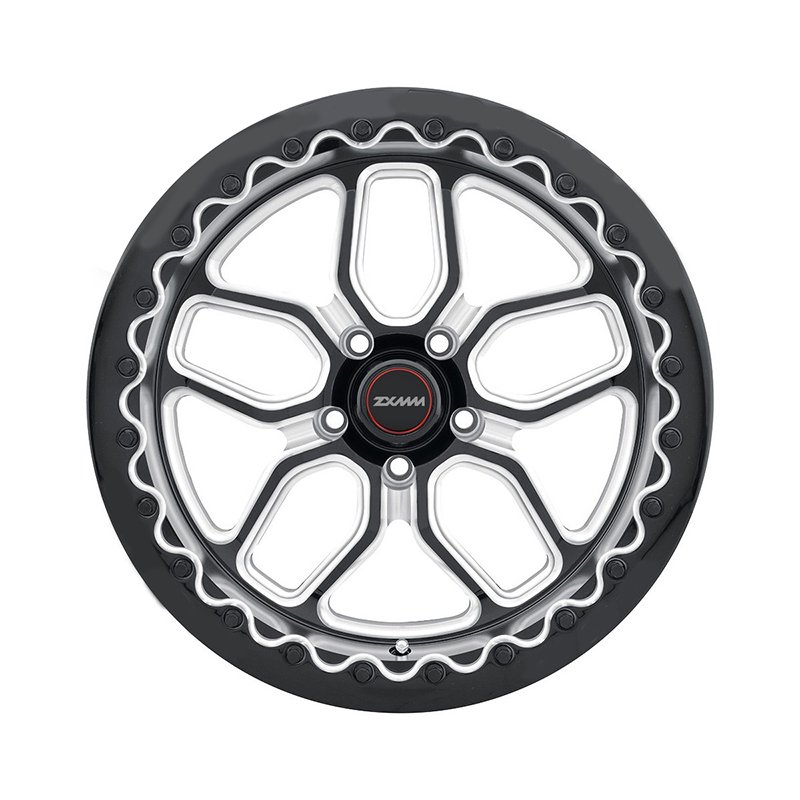 ZXMM OEM Forged Beadlock Wheel Six Spokes 15 18 17 20 Inch 5x114.3 5X120 6X139.7 Car Rim for ATV&UTV bmw Chrome Sport Wheel