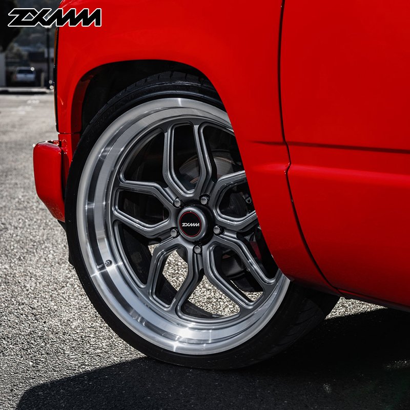 ZXMM OEM Forged Beadlock Wheel Six Spokes 15 18 17 20 Inch 5x114.3 5X120 6X139.7 Car Rim for ATV&UTV bmw Chrome Sport Wheel