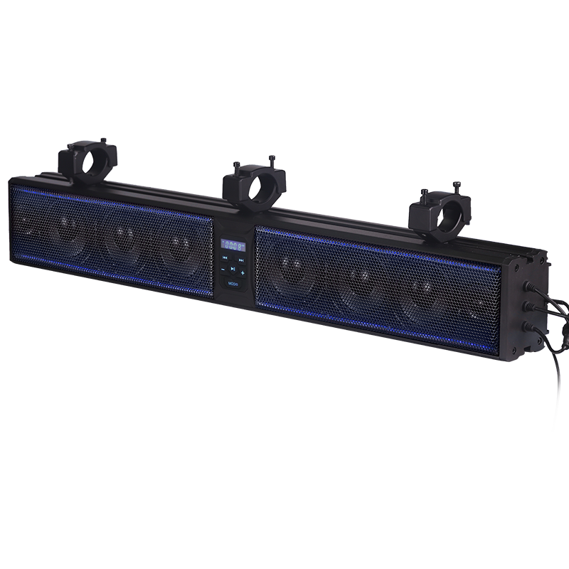 UTV Bar Sound Blue Tooth Soundbar ATV System Audio Marine Speaker Ipx6 Boat Systems Rgb Led Speakers Amplified Atv/Utv