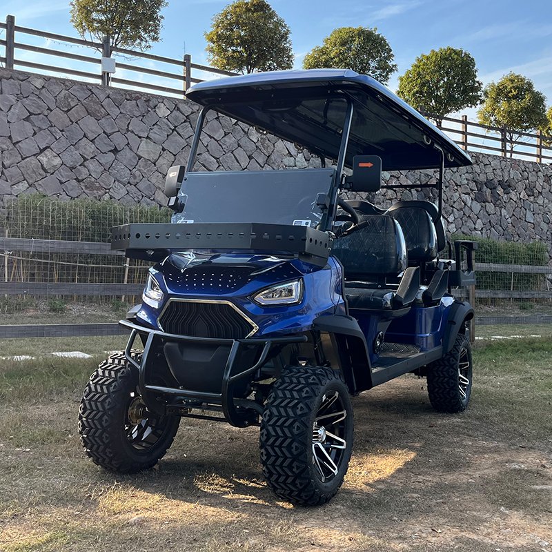 48v 5kw 6 Seater Electric Atv Utv Four-wheel Sightseeing Touring Car Patrol Car Golf Cart