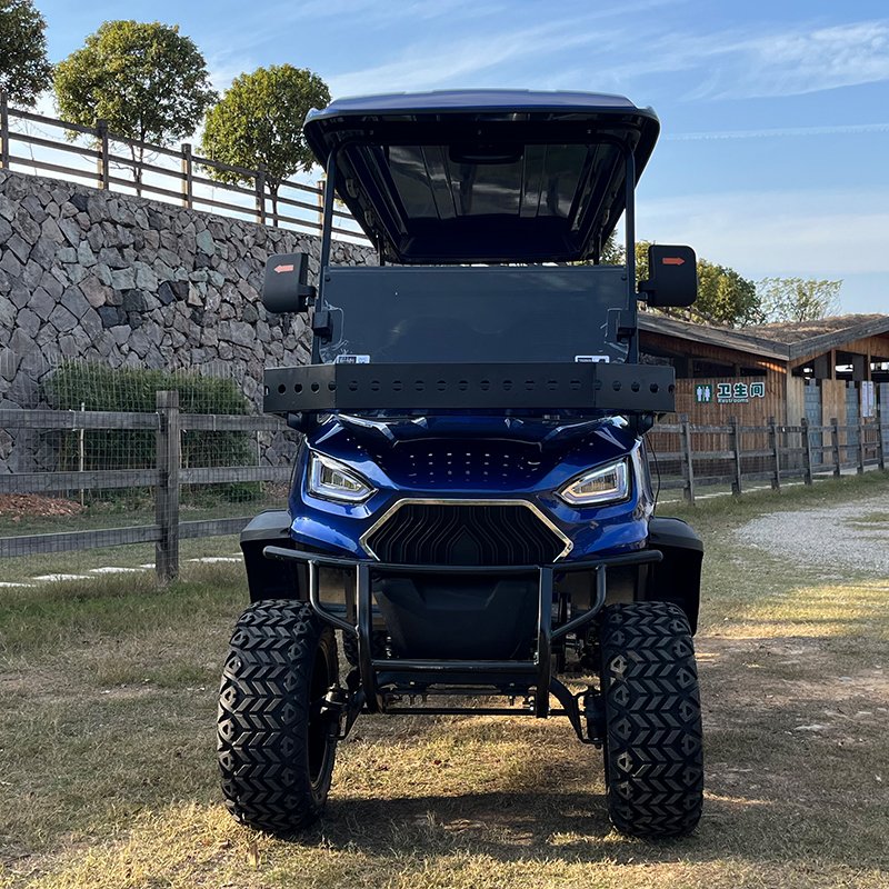 48v 5kw 6 Seater Electric Atv Utv Four-wheel Sightseeing Touring Car Patrol Car Golf Cart