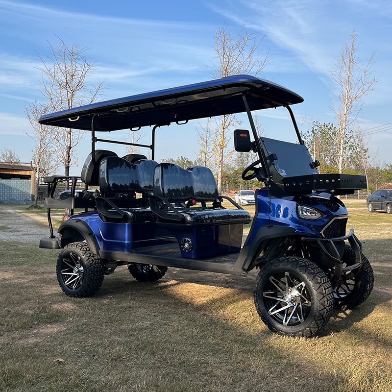 48v 5kw 6 Seater Electric Atv Utv Four-wheel Sightseeing Touring Car Patrol Car Golf Cart