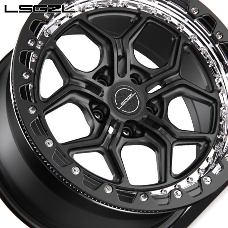 Beadlock Forged Wheels 5x114.3 5x112 Car Alloy Deep Concave ATV& UTV 15 17 18 19 20 21 22 Inch for Mercedes BMW Wheel Rims