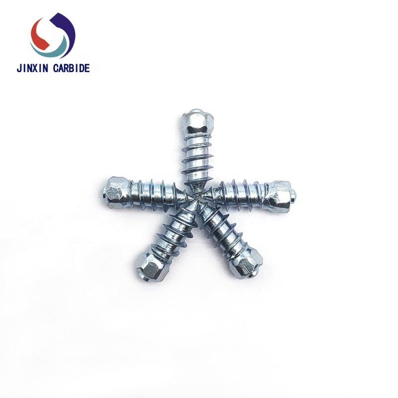 6*6-H27.5 Manufacture Easily Installed Tungsten Carbide Screw Tire Stud for Racing with Standard Thread