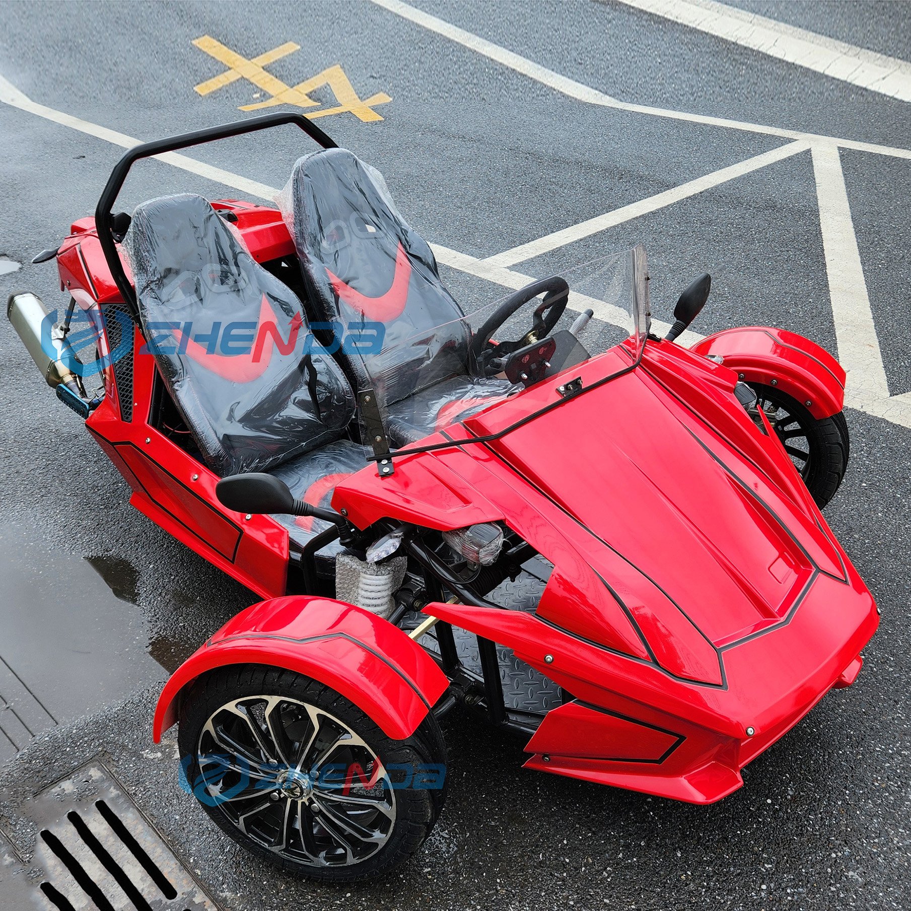 New 350cc 4-seat Utility Vehicle New Buggy Cars Adults Utility Vehicle Petrol Carts Trike Roadster Special Transportation