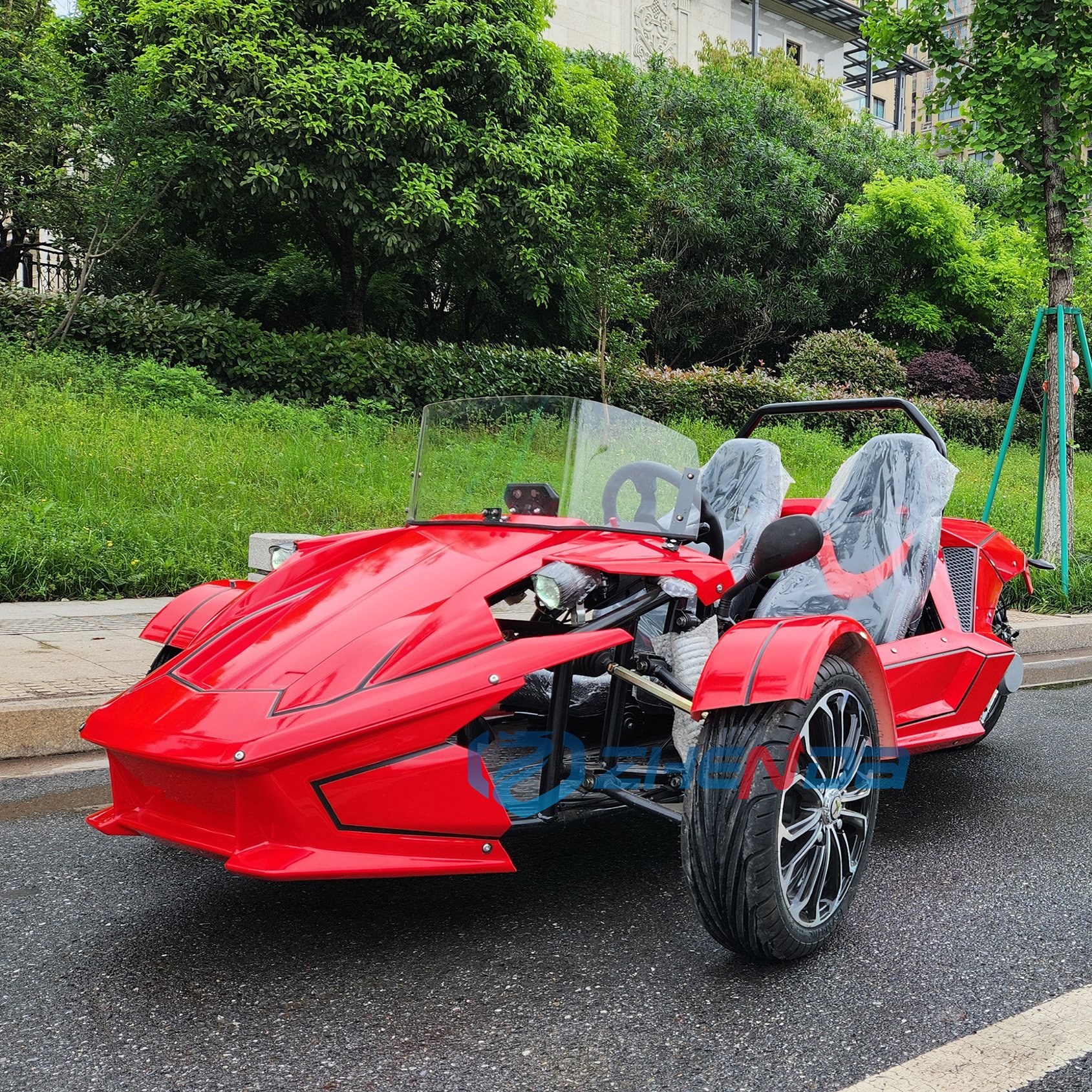 New 350cc 4-seat Utility Vehicle New Buggy Cars Adults Utility Vehicle Petrol Carts Trike Roadster Special Transportation