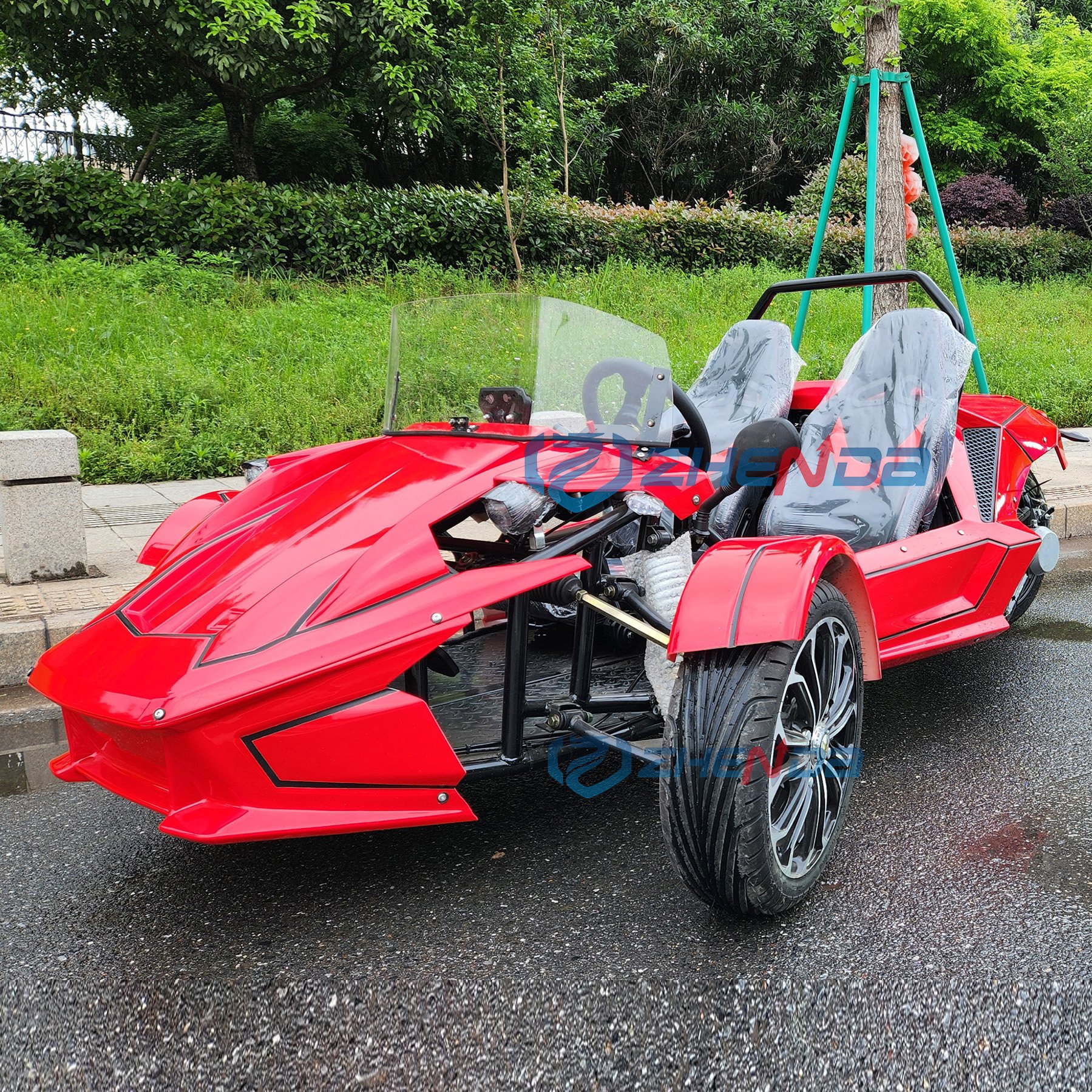 New 350cc 4-seat Utility Vehicle New Buggy Cars Adults Utility Vehicle Petrol Carts Trike Roadster Special Transportation
