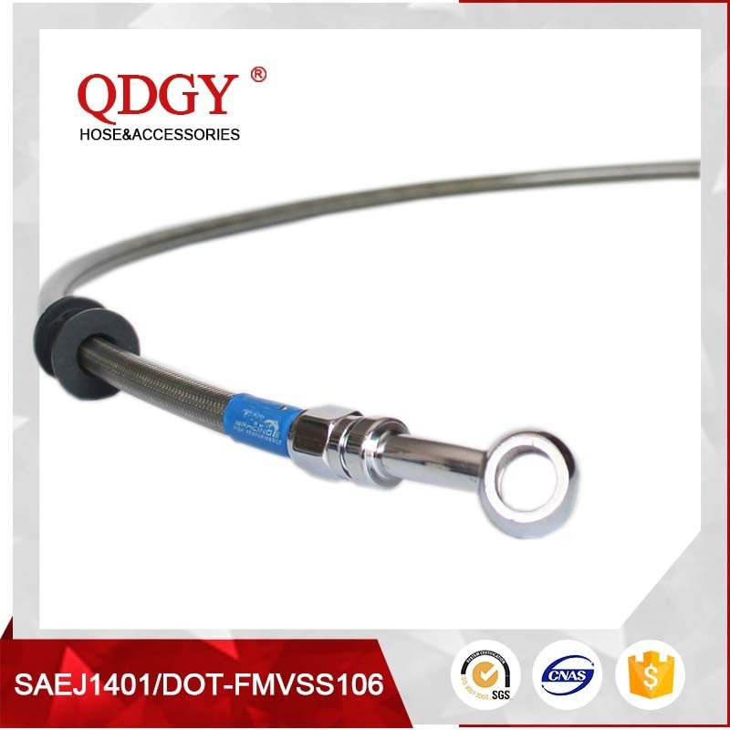 Rear Stainless Steel Braided Brake Line Hose for ATV