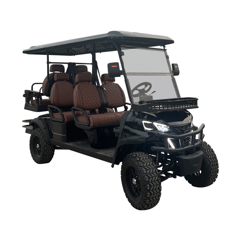 Sharefer 4 Seats off Road Electric Golf Cart jeep Golf Kart 4 Passengers vw Golf Car 2+2 Seater ATV