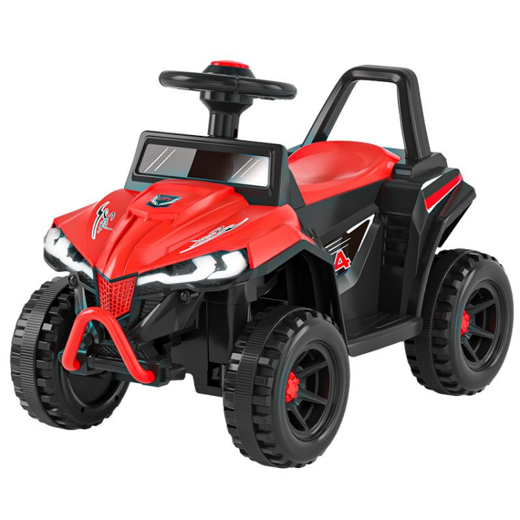 Unisex Cool Fashion 4-Wheel Electric Quad ATV Toy Battery-Powered Mini Kids' Ride-On Toy with Remote Features