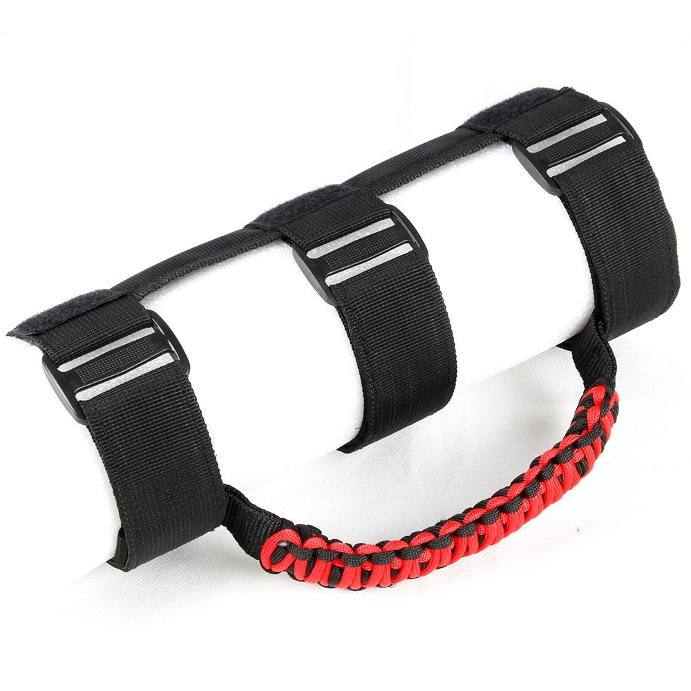 Roof Roll Bar 2 Pack Grab Handle Set Compatible for Jeep Wrangler TJ YJ JK JL Grab Handle ATV