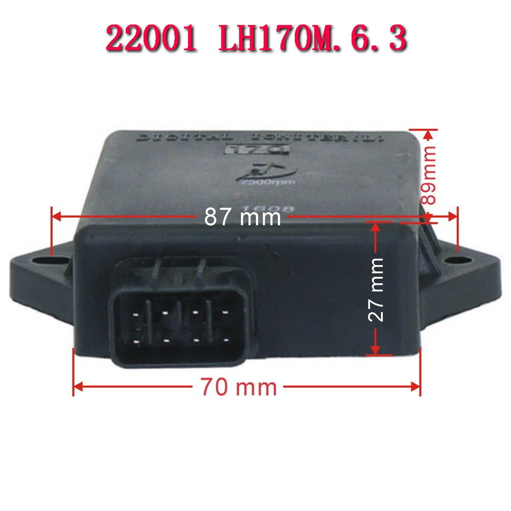LH170M.6.3(22001) YP250 VOG250 Linhai 8 Pin CDI for Linhai Yamaha Keeway Jinlang Feishen Scooter ATV