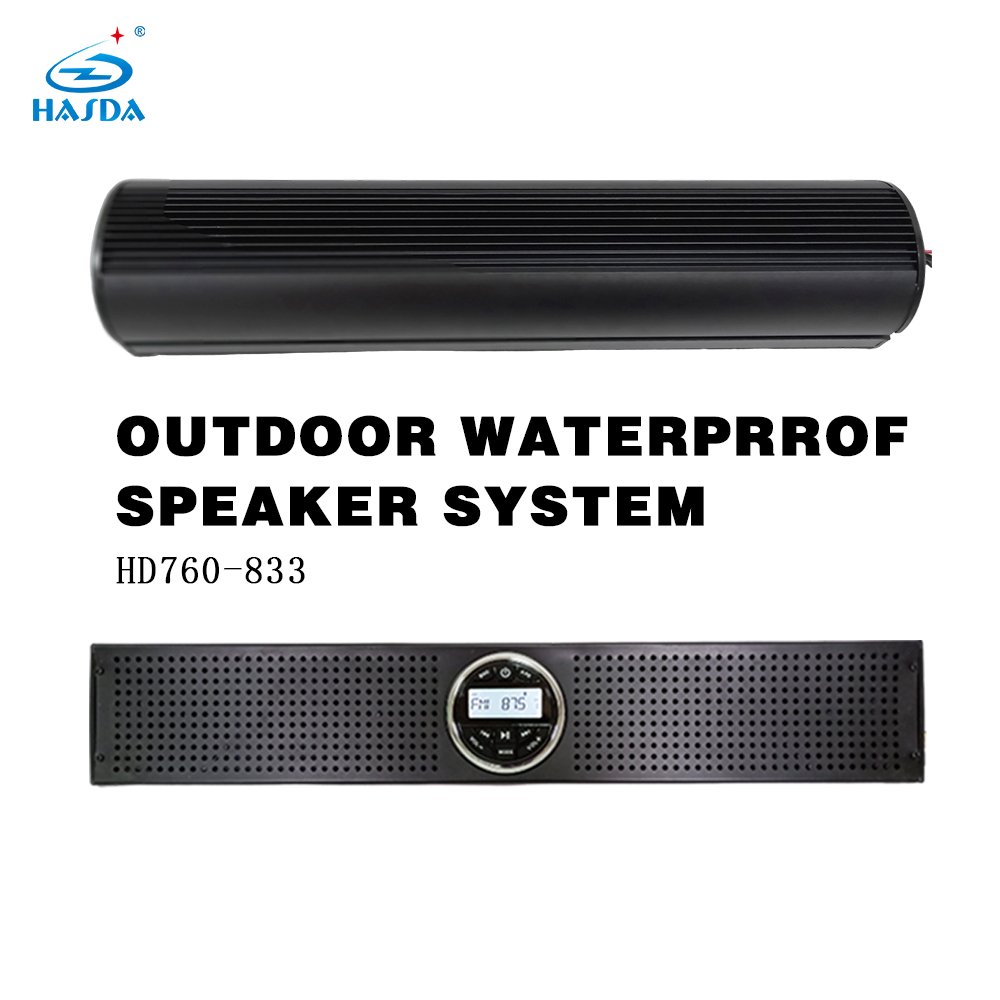 IP66 Weatherproof PowerSports 6-Speaker Sound Bar with BT for Golf Cart ATV/UTV HD-760-833
