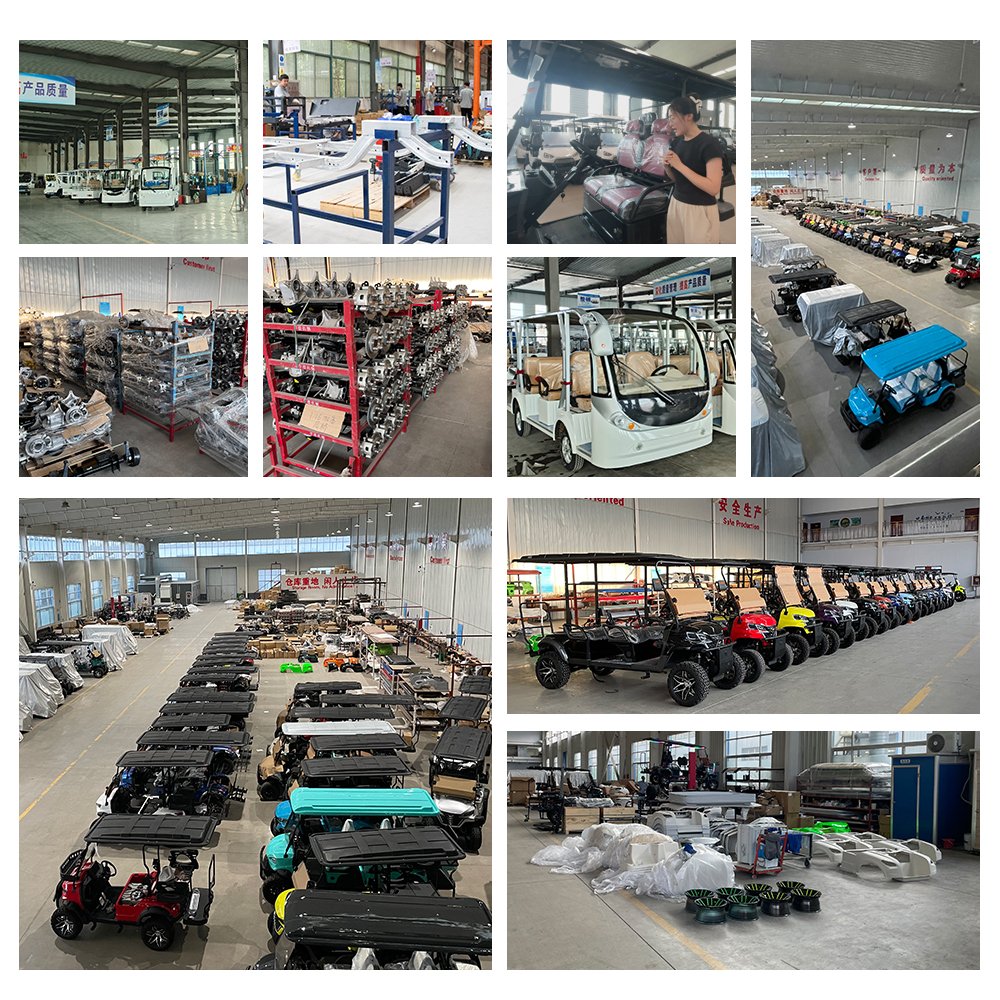 48V Lithium/Lead Battery for Sale ATV UTV New Buggy 4+2 Seater 4 Wheel Electric Car Eec Electric Vehicle 4 6 8 Seater with Catgo