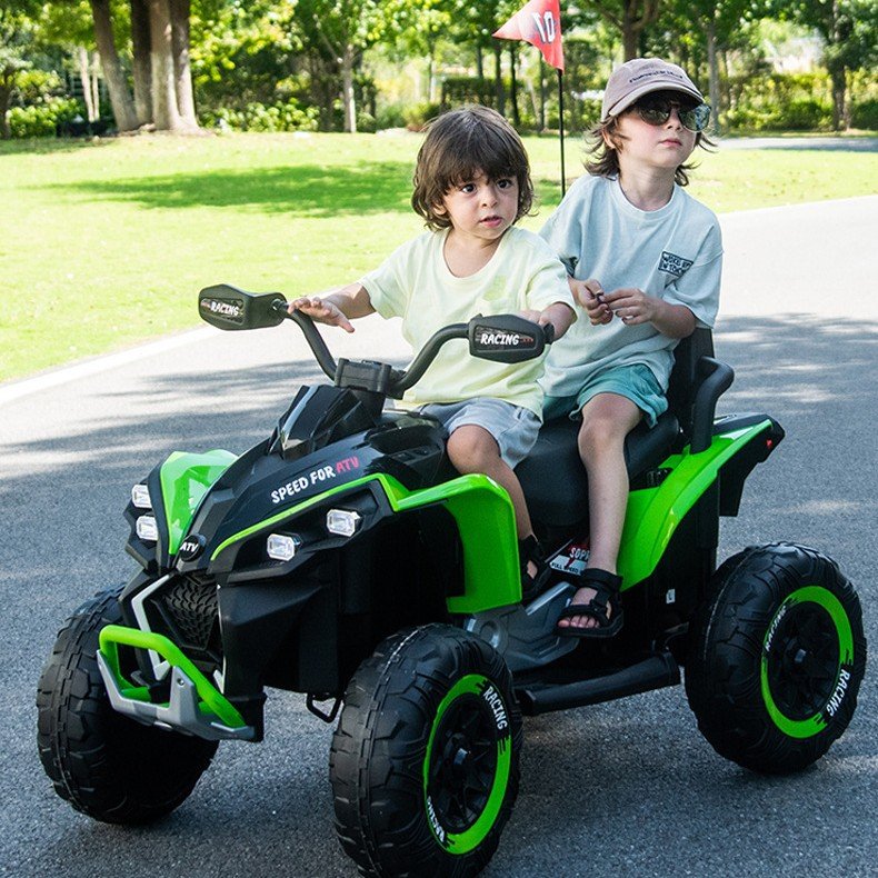 Unisex 12-Volt Kids Electric ATV Sport Ride-On Car 4X4 4-Wheel with Parental Remote Control Plastic Battery-Powered Toy
