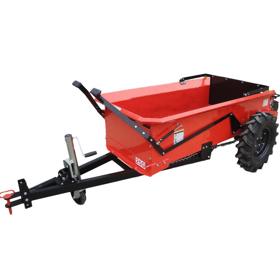 ATV Trailers Manure Spreader Tractor Driven Organic Fertilizer Spreaders