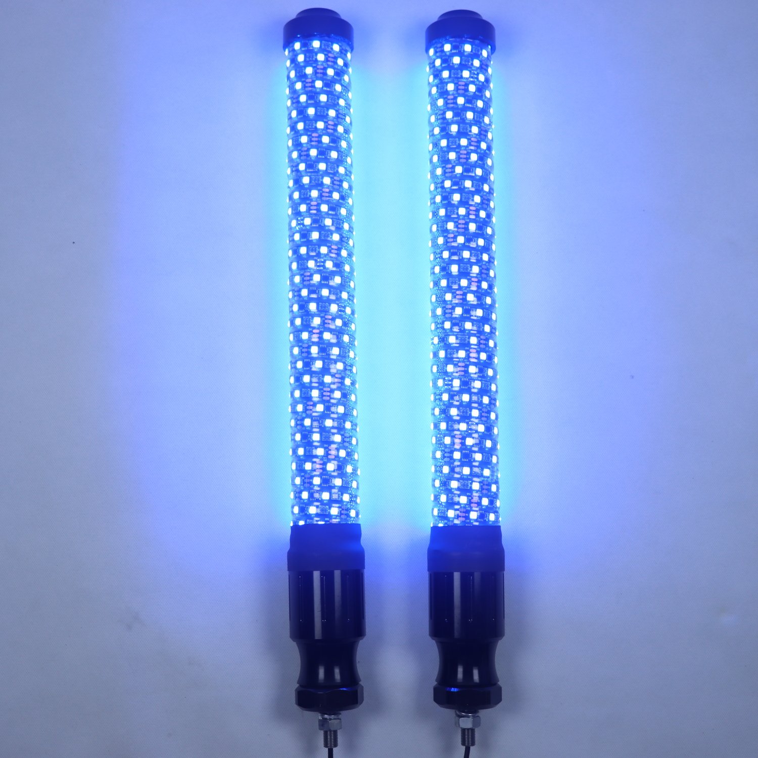 Whip Light Quick Connect 2ft 3ft 4ft 5ft 6ft Remote Bluetooths Control RGB Color Chasing Led Fat Whip for ATV UTV Truck
