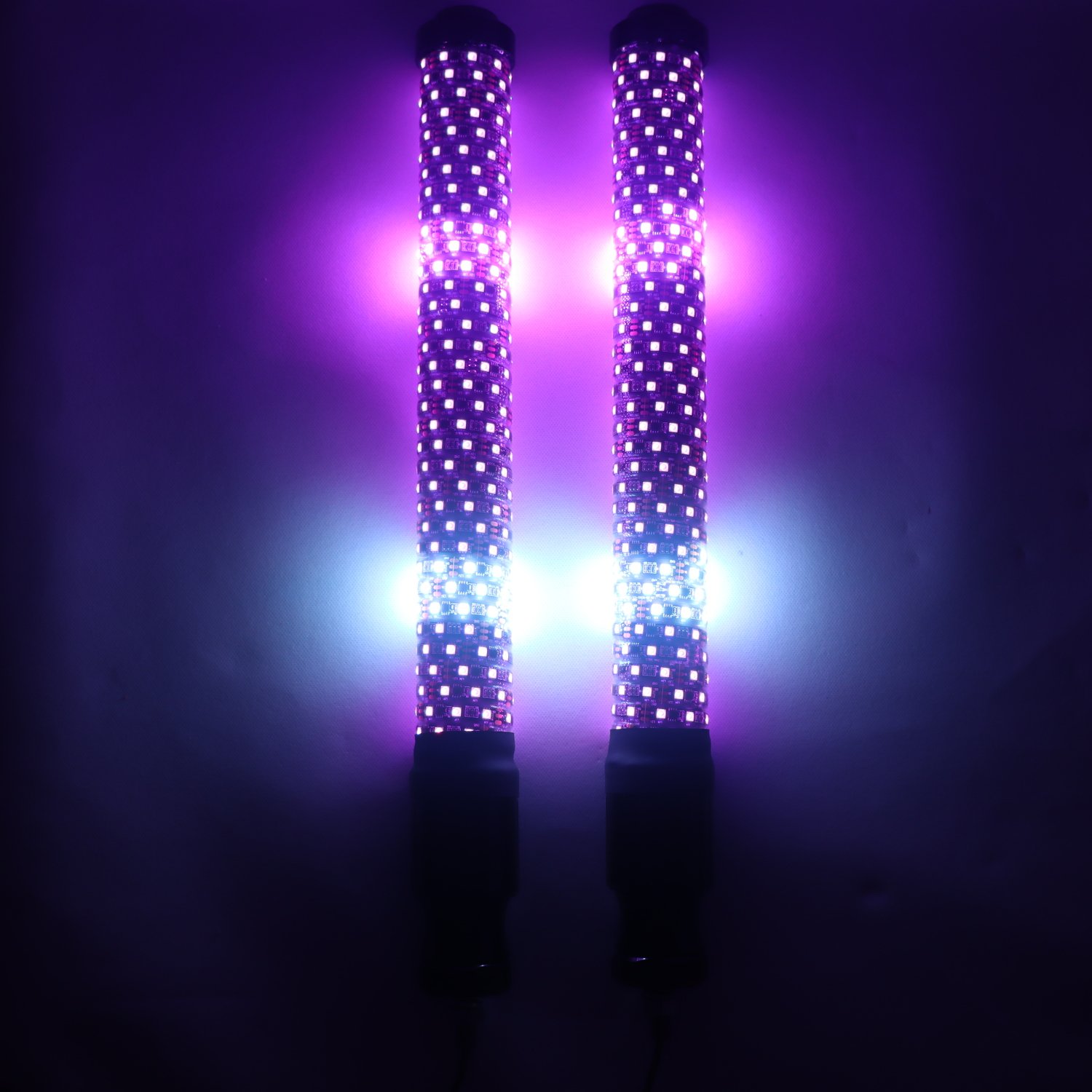 Whip Light Quick Connect 2ft 3ft 4ft 5ft 6ft Remote Bluetooths Control RGB Color Chasing Led Fat Whip for ATV UTV Truck