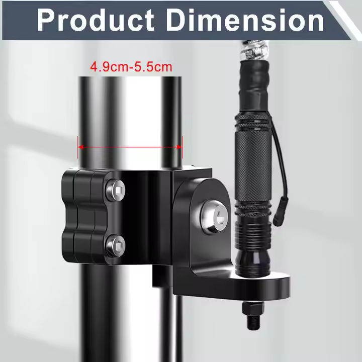 1.75-2 Inch ATV Whip Light Roll Cage Mount UTV Led Flag Antenna Whip Light Mount for Polaris RZR Can Am X3
