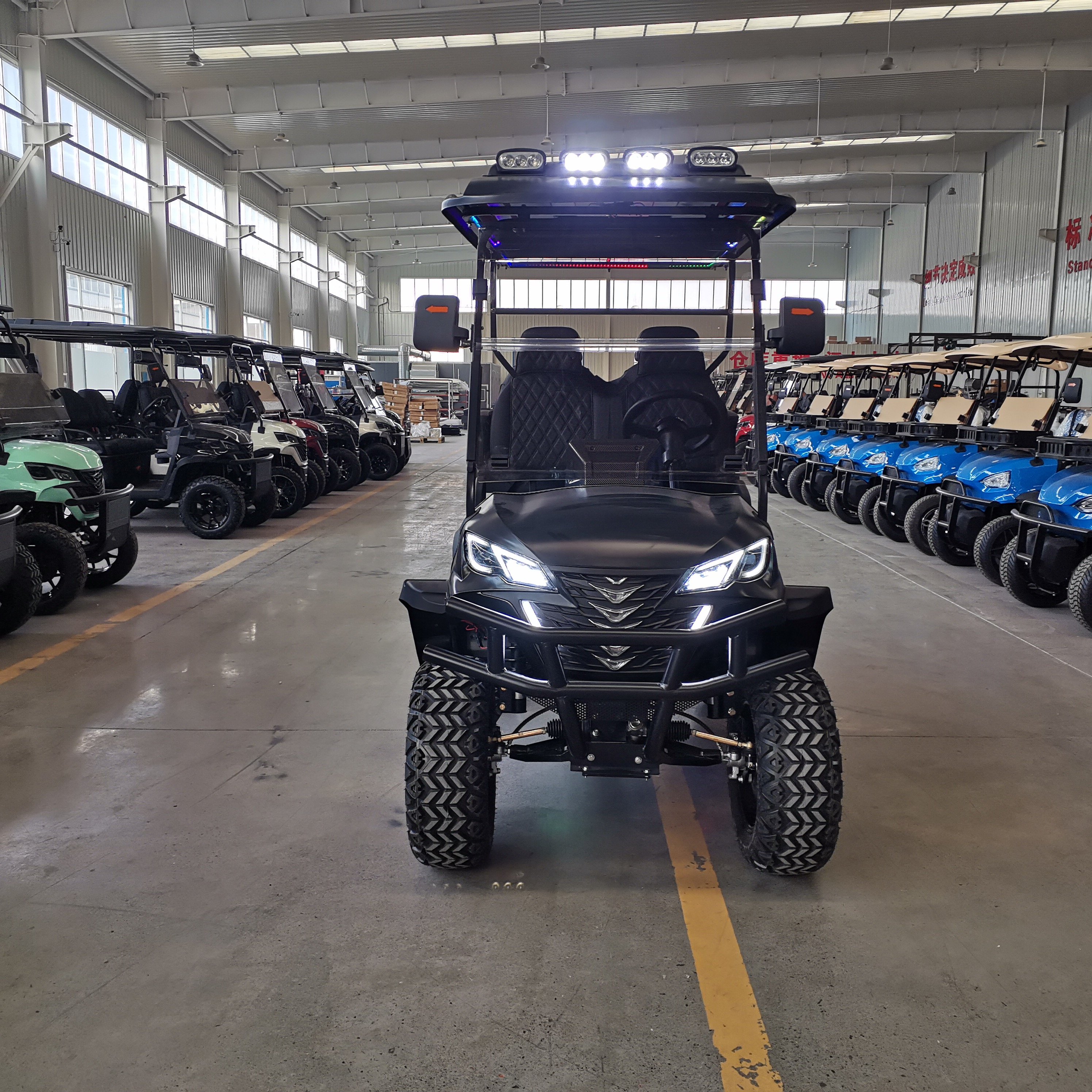 4 Seater Luxury 48V 72V 5KW Cheap Prices Off-road Buggy Car for Sale Chinese 4 Wheel Electric Golf Cart