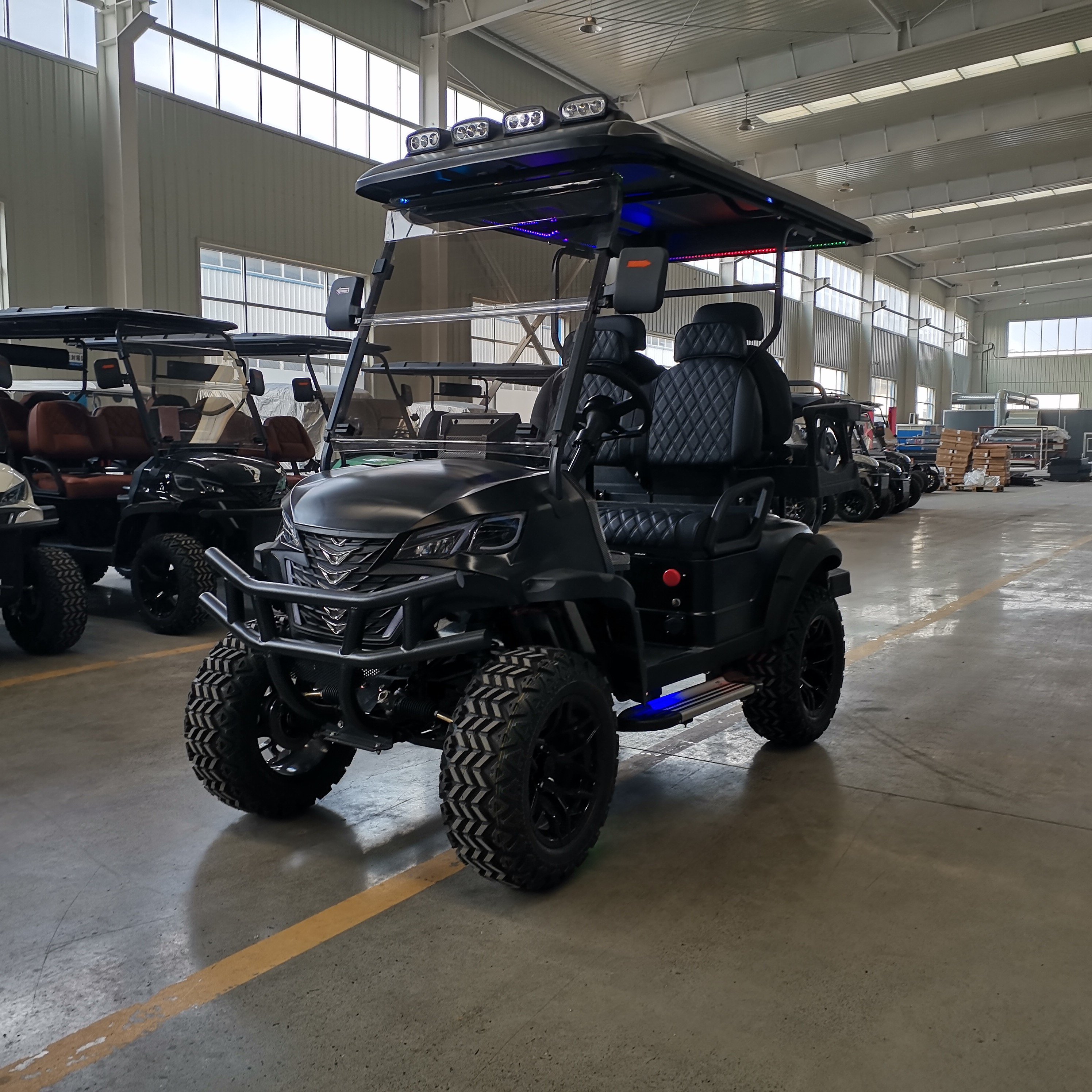 4 Seater Luxury 48V 72V 5KW Cheap Prices Off-road Buggy Car for Sale Chinese 4 Wheel Electric Golf Cart