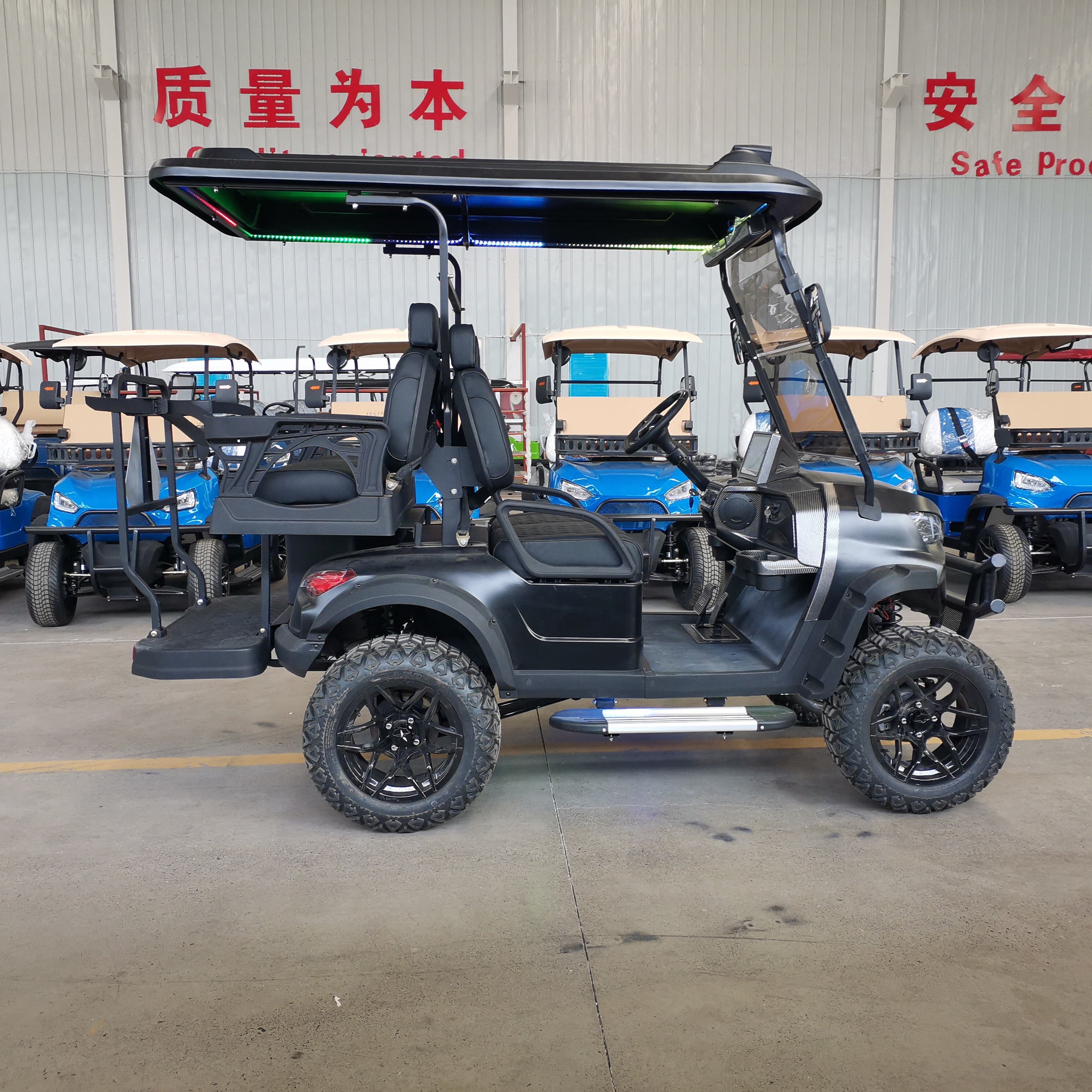 4 Seater Luxury 48V 72V 5KW Cheap Prices Off-road Buggy Car for Sale Chinese 4 Wheel Electric Golf Cart