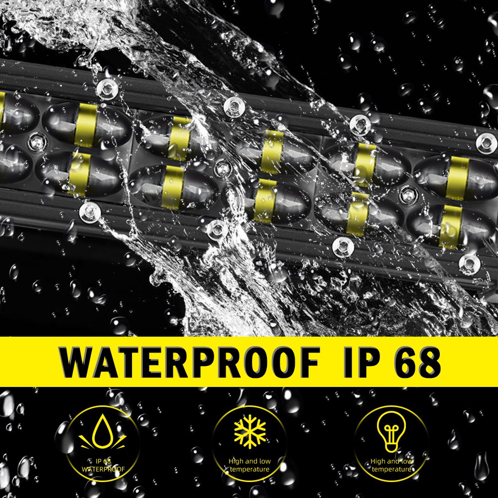 8 14 22 32 42 52" 36W 72W 120W 180W 240W 300W LED Work Light 6D Combo LED Bar for Driving Offroad Boat 4WD 4x4 Truck SUV ATV